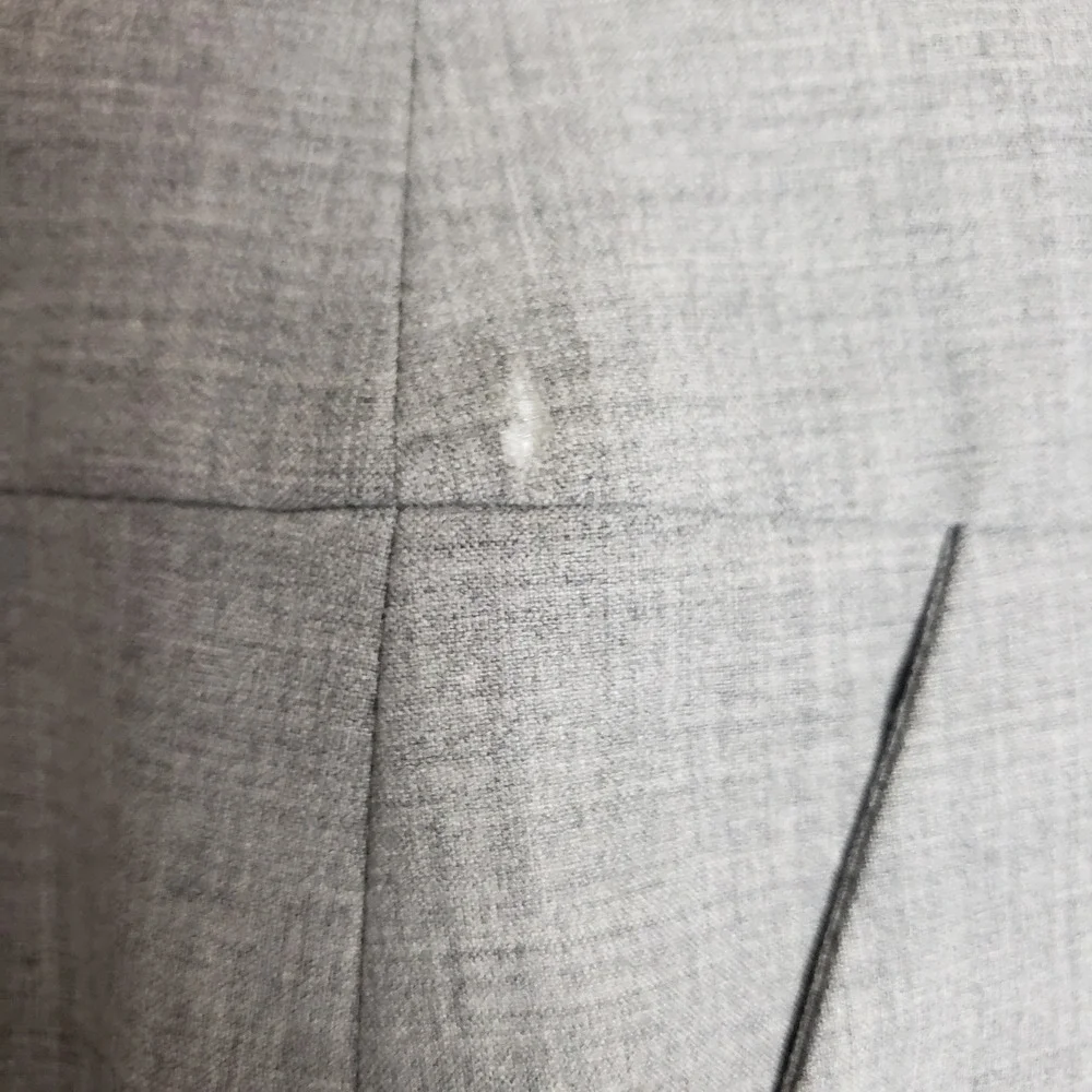 Banana Republic Size 8 Tall Stretch Wool Pencil Skirt Gray Modest Office Career - Picture 11 of 11